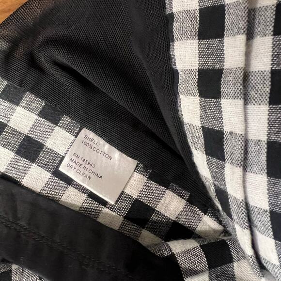 Tome Collective Gingham Bustier Cropped Cotton Tank Top Size US 2 - Picture 5 of 5